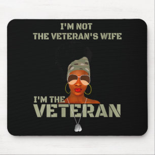 Alfombrilla De Ratón Mujeres No Soy La Mujer Veterana Soy La Veterana V