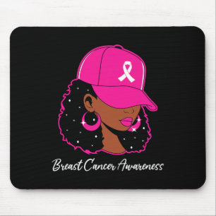 Alfombrilla De Ratón Mujeres Pink Crónica de Cáncer de Mama Guerrera Mu