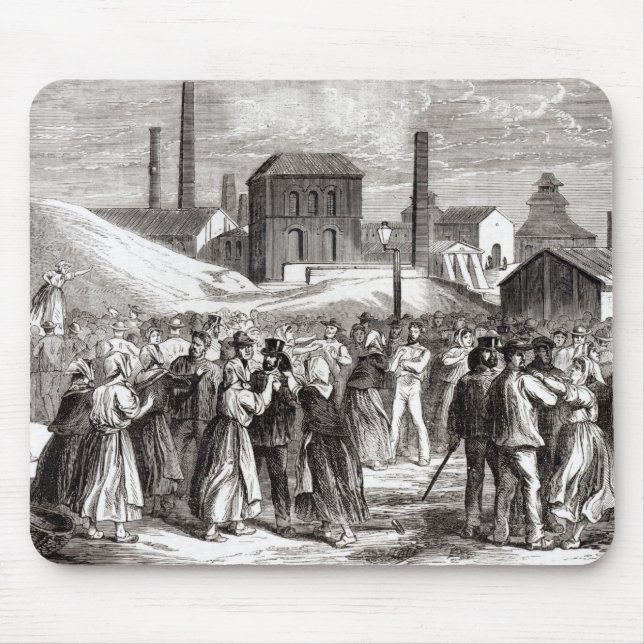 Alfombrilla De Ratón Mujeres que demuestran (Frente)