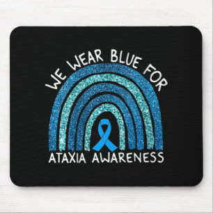 Alfombrilla De Ratón Mujeres Que Usamos Azul Para Concienciación Ataxia