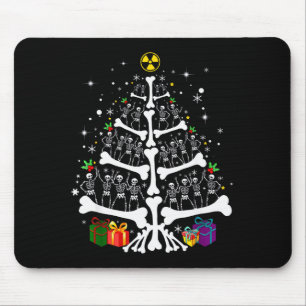 Alfombrilla De Ratón Mujeres Radiología Esqueleto Árbol de Navidad Técn