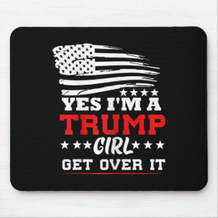 Alfombrilla De Ratón Mujeres Sí Soy Una Chica De Trump Superarlo - Potu
