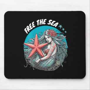 Alfombrilla De Ratón Mujeres Sirenas de la Naturaleza del Mar de Starfi