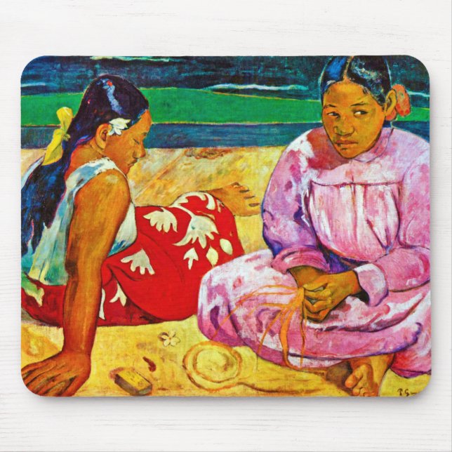 Alfombrilla De Ratón Mujeres tahitianas, Gauguin (Frente)
