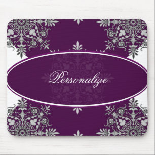Alfombrilla De Ratón Mulberry Damask Mousepad