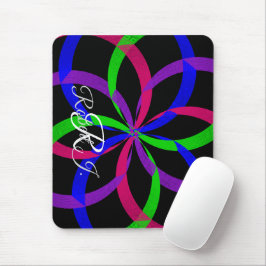Alfombrilla De Ratón Multi Color Figure 8 Geometric Mouse Pad