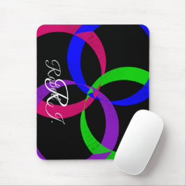 Alfombrilla De Ratón Multi Color Interchange Geometric Mouse Pad