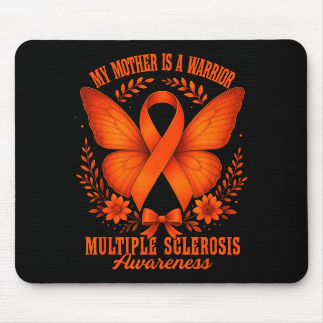 Alfombrilla De Ratón Multiple Sclerosis Awareness Ms Warrior My Mother  (Frente)