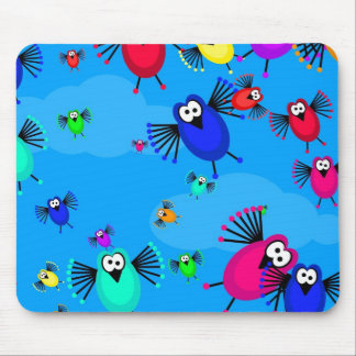 Alfombrilla De Ratón Multitud de pájaros