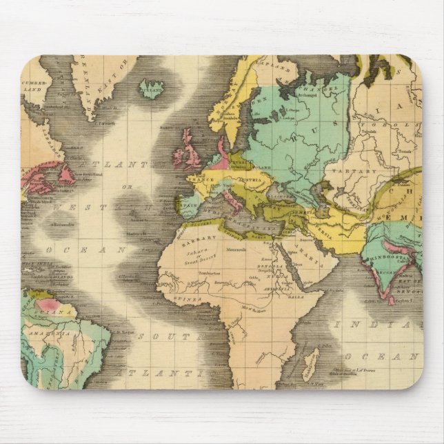 Alfombrilla De Ratón Mundo 6 (Frente)