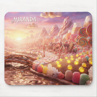 Alfombrilla De Ratón Mundo de Caramelos Infinito y Río de Chocolate & G