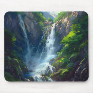 Alfombrilla De Ratón Mundo de Fantasía Catarata