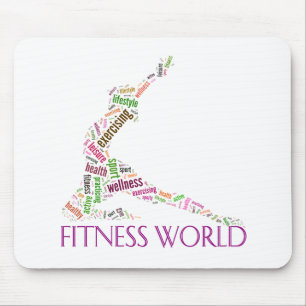 Alfombrilla De Ratón Mundo de fitness