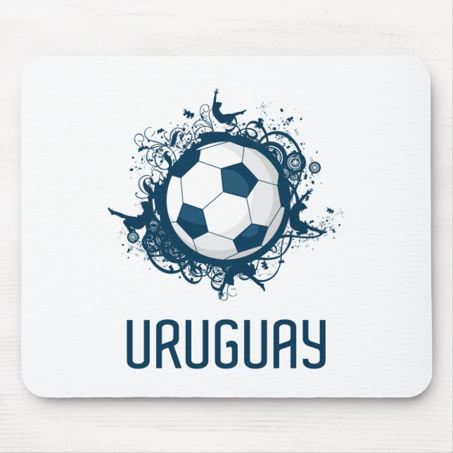 Alfombrilla De Ratón Mundo de Uruguay (Frente)