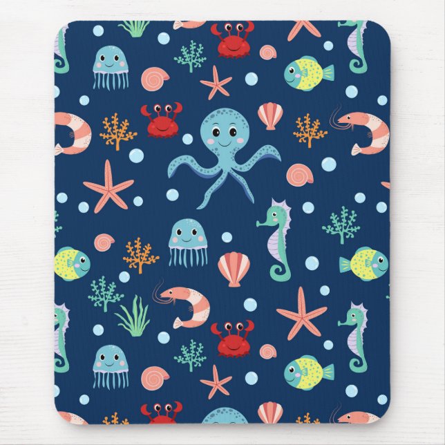 Alfombrilla De Ratón Mundo del Mar (Frente)