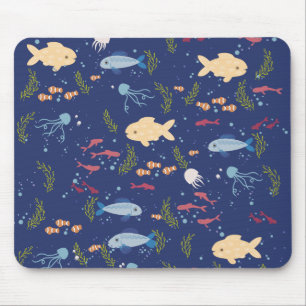 Alfombrilla De Ratón Mundo submarino