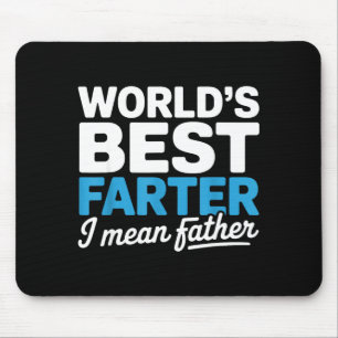 Alfombrilla De Ratón mundos divertidos del día del padre padre signific