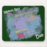 Mundos el mejor Dadism Mousepad