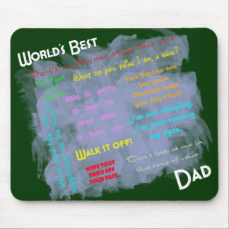 Alfombrilla De Ratón Mundos el mejor Dadism Mousepad
