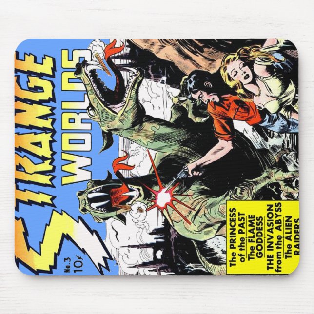 Alfombrilla De Ratón Mundos extraños #3 (Frente)