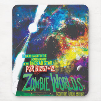 Alfombrilla De Ratón Mundos Zombi Halloween Galaxia de Horrores