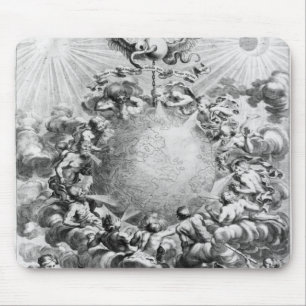 Alfombrilla De Ratón Mundus Subterraneus de Athanasius Kircher