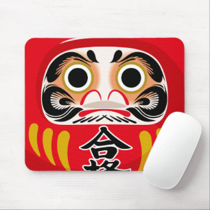Alfombrilla De Ratón Muñeca Daruma (amuleto tradicional japonés de buen