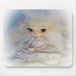 Alfombrilla De Ratón Muñeca lechera Mousepad del ángel de guarda del