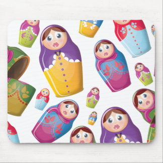 Alfombrilla De Ratón Muñeca Matryoshka - Patrón de muñecas rusas anidad