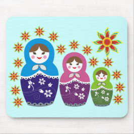 Alfombrilla De Ratón Muñeca Matryoshka rusa Mousepads.