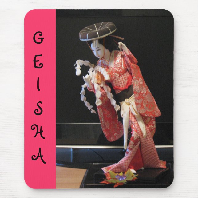Alfombrilla De Ratón Muñeca Mousepad del geisha (Frente)