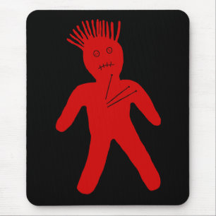 Alfombrilla De Ratón Muñeca roja vudú