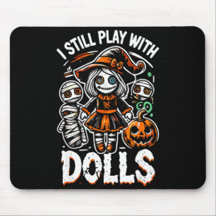 Alfombrilla De Ratón Muñeca voodoo espeluznante de Halloween para fanát