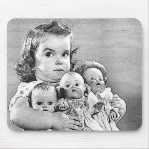 ALFOMBRILLA DE RATÓN MUÑECAS