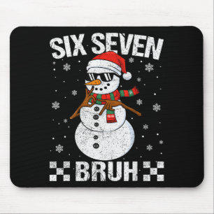 Alfombrilla De Ratón Muñeco de nieve de Santa haciendo dabbing 6 7 Meme