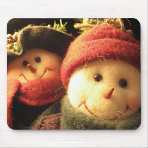 Alfombrilla De Ratón Muñecos de nieve