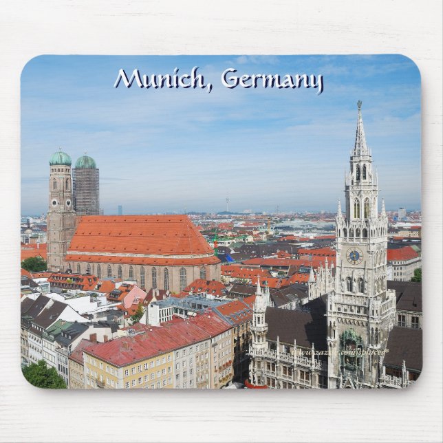 Alfombrilla De Ratón Múnich, Alemania Mousepad (Frente)