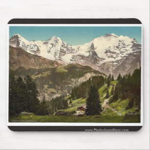 Alfombrilla De Ratón Murren, Grutschalp, I, Eiger, Monch y Jungfrau,