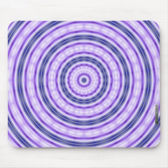 Alfombrilla De Ratón Músculo morado de Swirl (Frente)