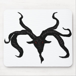 Alfombrilla De Ratón Musepad de Demon de Cabra Negra