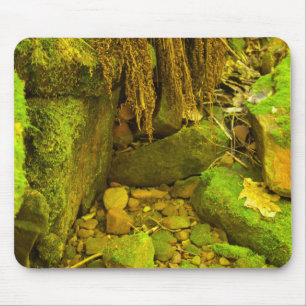 Alfombrilla De Ratón Musgo y Piedra – Cascadas húngaras, Península Supe