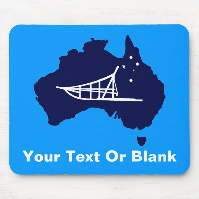 Alfombrilla De Ratón Mushing Down Under (Frente)