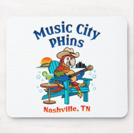 Alfombrilla De Ratón Music City Phins Mouse Pad