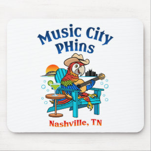 Alfombrilla De Ratón Music City Phins Mouse Pad