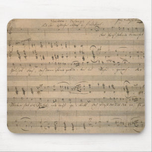 Alfombrilla De Ratón Música Antigua de 1822, Canción del Anciano