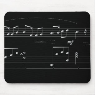Alfombrilla De Ratón Música con clase Mousepad
