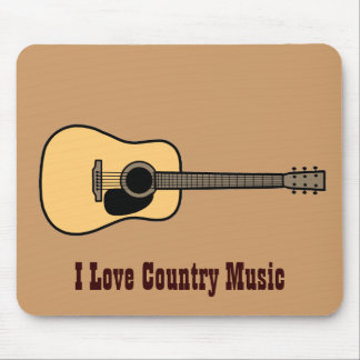 Alfombrilla De Ratón Música country Mousepad