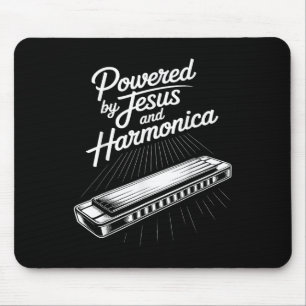 Alfombrilla De Ratón Música Cristiana Impulsada Por Jesús Y Armónica