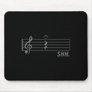 Alfombrilla De Ratón Música De Arte Para Hombres Nota Musical Música Mu