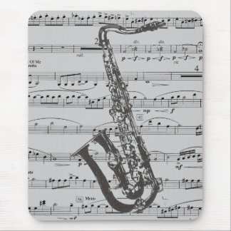 Alfombrilla De Ratón Música del saxofón